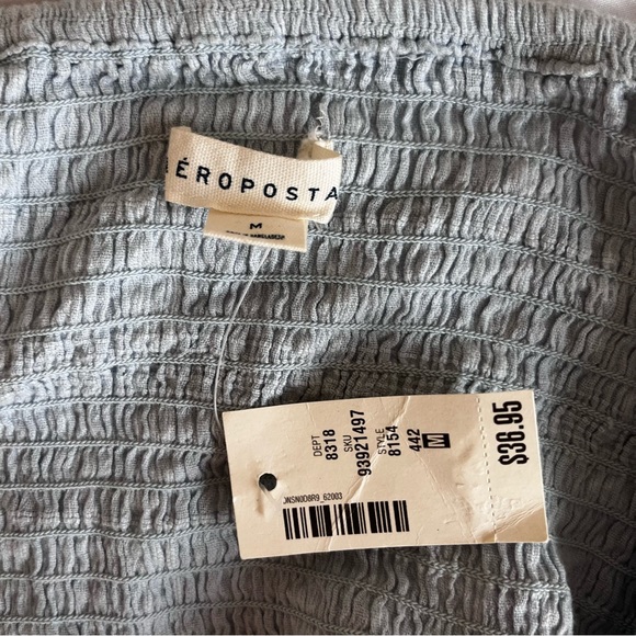 Aeropostale Textured Lace-Front Crop Top - Picture 4 of 4